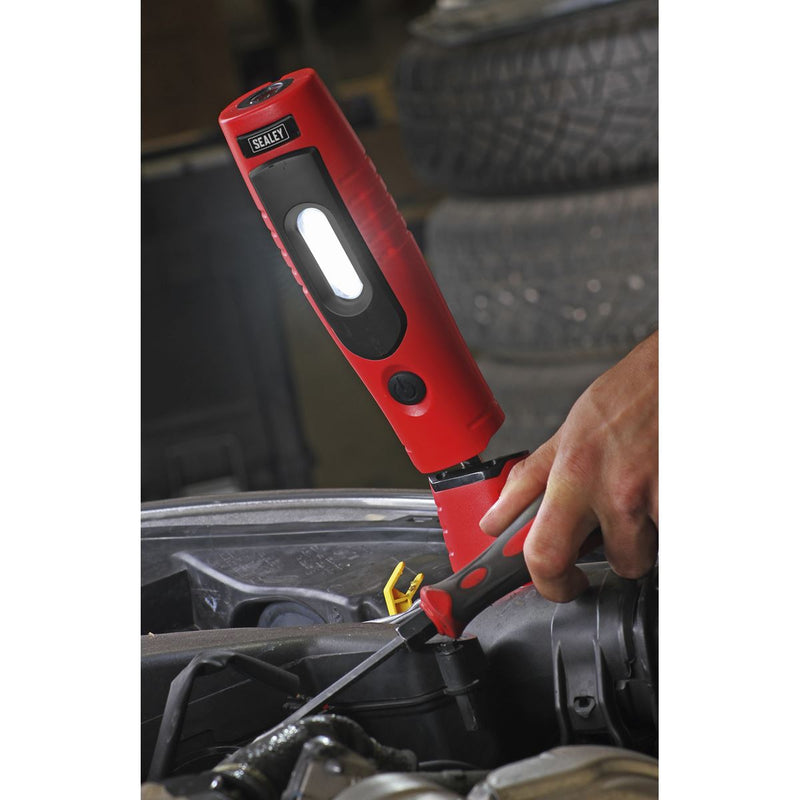 Rechargeable 360� Inspection Light 4W & 3W SMD LED Red Lithium-ion