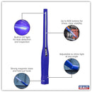 Sealey Rechargeable 360� Slim Inspection Light 8W & 1W SMD LED & UV Light LED3604UV