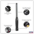 Sealey Rechargeable 360� Slim Inspection Light 8W & 1W SMD LED - Black LED3604
