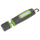 Sealey Rechargeable 360� Inspection Light 15W & 3W SMD LED - Green LED3606G