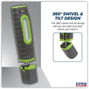Sealey Rechargeable 360� Inspection Light 15W & 3W SMD LED - Green LED3606G