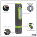 Sealey Rechargeable 360� Inspection Light 15W & 3W SMD LED - Green LED3606G