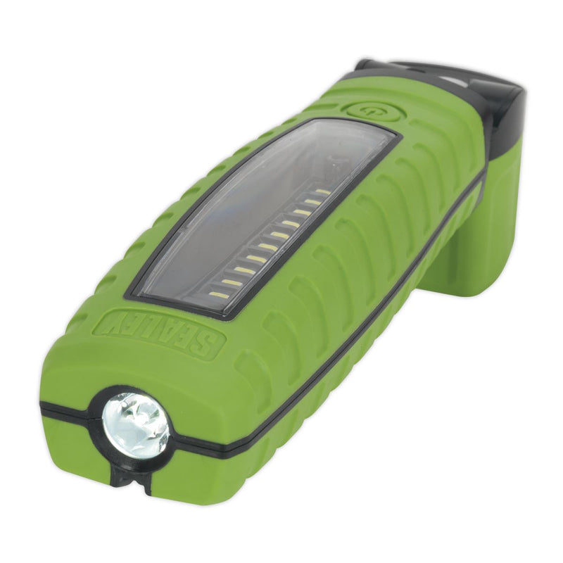 Rechargeable 360� Inspection Light 8W & 3W SMD LED - Green