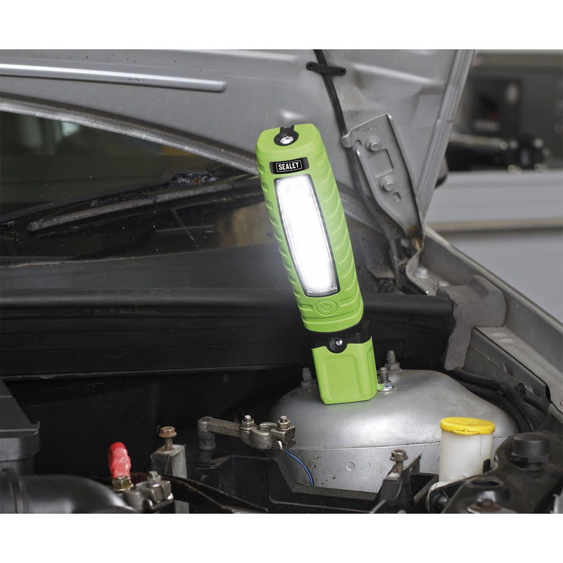 Rechargeable 360� Inspection Light 8W & 3W SMD LED - Green