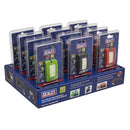 Sealey Rechargeable Head Torch with Auto-Sensor 2W COB LED - Display Box of 12 LED360HTDB