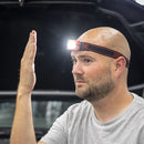 Sealey Rechargeable Head Torch with Auto-Sensor 2W COB LED - Red LED360HTR