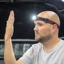 Sealey Rechargeable Head Torch with Auto-Sensor 2W COB LED - Black LED360HT