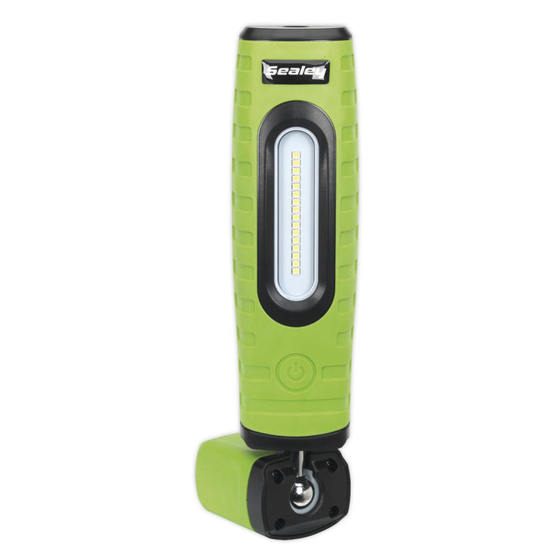 Rechargeable 360� Inspection Light 10W & 3W SMD LED Green 2 x Lithium-ion