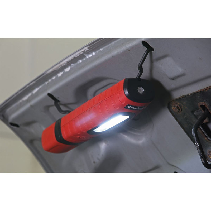 Rechargeable 360� Inspection Light 10W & 3W SMD LED Red 2 x Lithium-ion