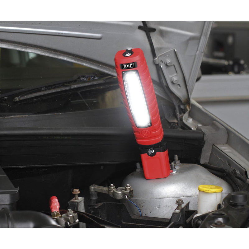 Rechargeable 360� Inspection Light 8W & 3W SMD LED Red Lithium-ion