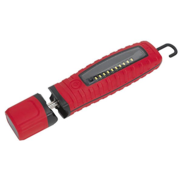 Rechargeable 360� Inspection Light 8W & 3W SMD LED Red Lithium-ion