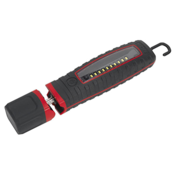 Rechargeable 360� Inspection Light 8W & 3W SMD LED Black Lithium-ion