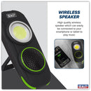 Sealey Rechargeable Torch with Wireless Speaker 10W COB LED LED50WS