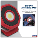 Sealey Rechargeable 360� Pocket Floodlight with Magnet 7W COB LED - Red LED700PR