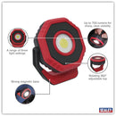 Sealey Rechargeable 360� Pocket Floodlight with Magnet 7W COB LED - Red LED700PR