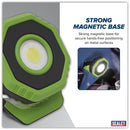 Sealey Rechargeable 360� Pocket Floodlight with Magnet 7W COB LED - Green LED700P