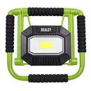 Sealey Rechargeable Portable Fold Flat Floodlight 20W COB LED Lithium-ion LEDFL20W