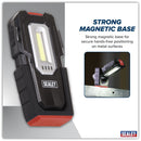 Sealey Wireless Rechargeable Inspection Light 3W COB & 1W SMD LED LEDWC03