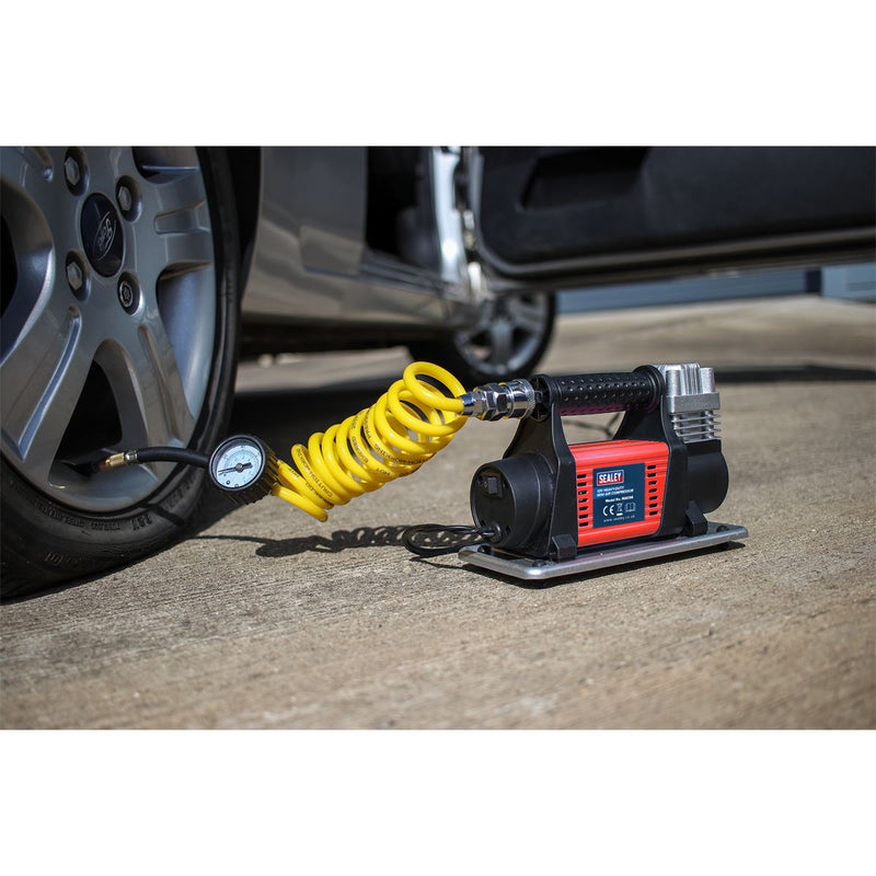 Tyre Inflator/Mini Air Compressor 12V Heavy-Duty