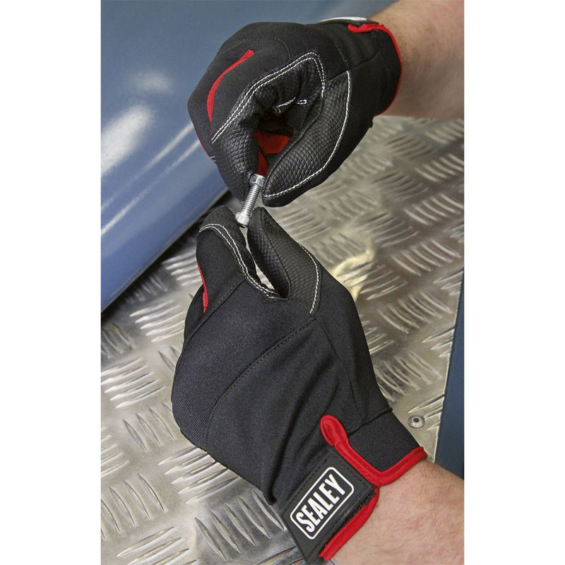 Mechanic's Gloves Light Palm Tactouch - Large