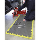 Sealey Interlocking EVA Foam Workshop Mat Set with Hi-Vis Edges 1240 x 1825mm MIC1218Y3