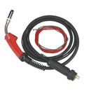 Sealey MIG Torch with 3m Euro Connector MB25 MIG/T25