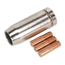 Sealey Conical Nozzle & Contact Tip Set MB14 MIG953