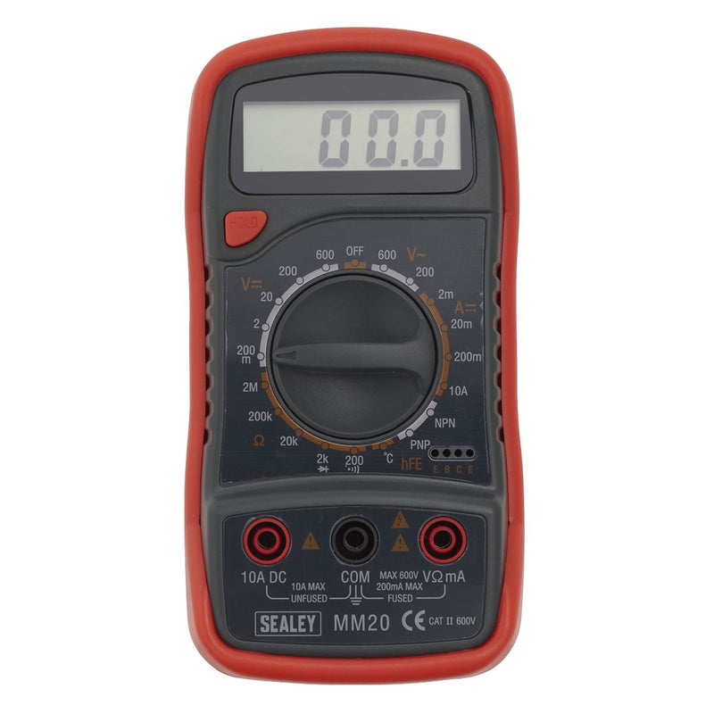 Sealey 8-Function Digital Multimeter with Thermocouple MM20