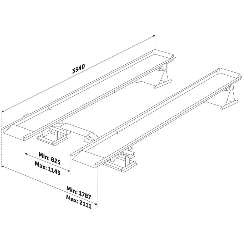 Car Lift/Ramp 3 Tonne