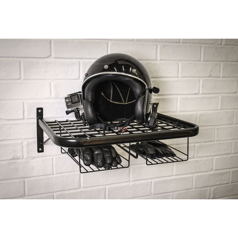 Motorcycle Helmet & Gear Tidy