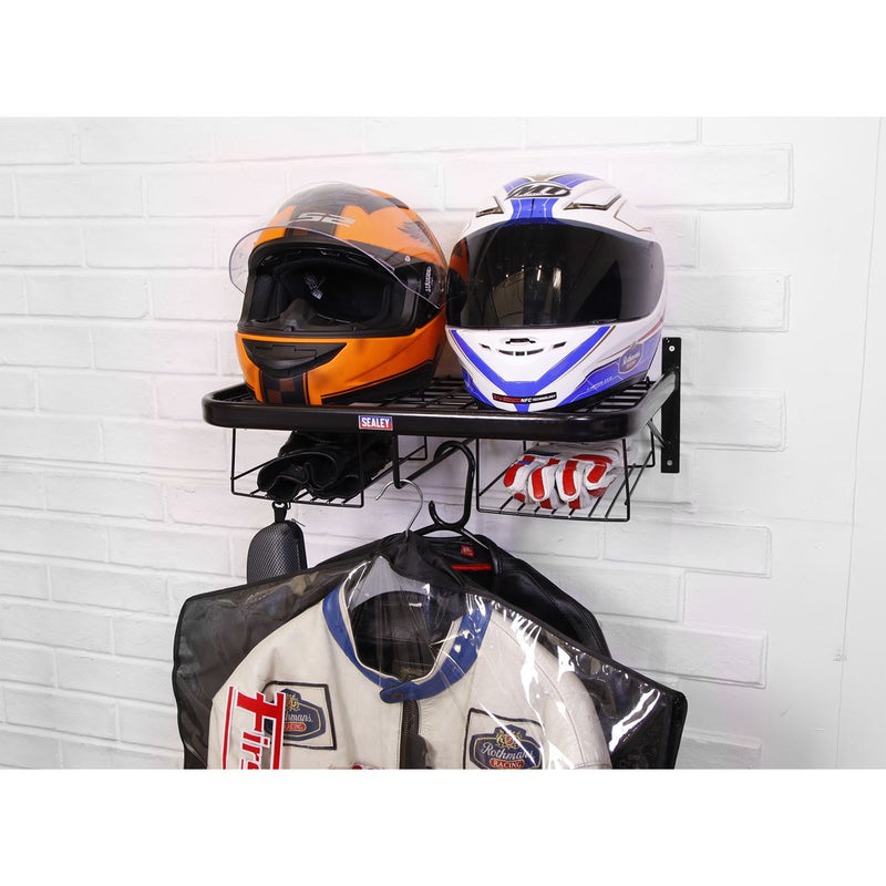 Motorcycle Helmet & Gear Tidy