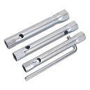 Sealey Long Reach Double End Spark Plug Box Spanner Set 3pc MS165