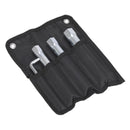 Sealey Long Reach Double End Spark Plug Box Spanner Set 3pc MS165