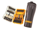 DEWALT SCREWDRIVER TORX BIT 32PC SET FLEXTORQ IN CASE & TRAVEL MUG DT70903T-QZ