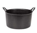 Flexi Tub Bucket 14L Litre Black Handles Super Strong Heavy Duty Amtech N3500