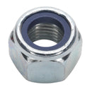 Sealey Zinc Plated Nylon Locknut M16, DIN 982 - Pack of 25 NLN16