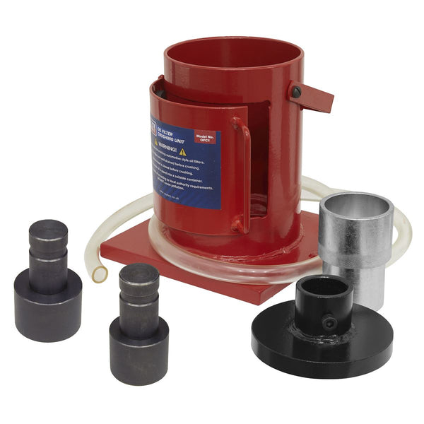 Sealey Oil Filter Crusher & Adaptor Combo OFC1COMBO