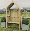 Wooden Garden Arbour 2 Seat Bench Chair Pressure Treated POPPY Churnet Valley