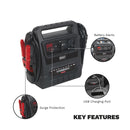 Sealey 12/24V RoadStart&reg; Emergency Jump Starter 4600 Peak Amps PBI4424GS