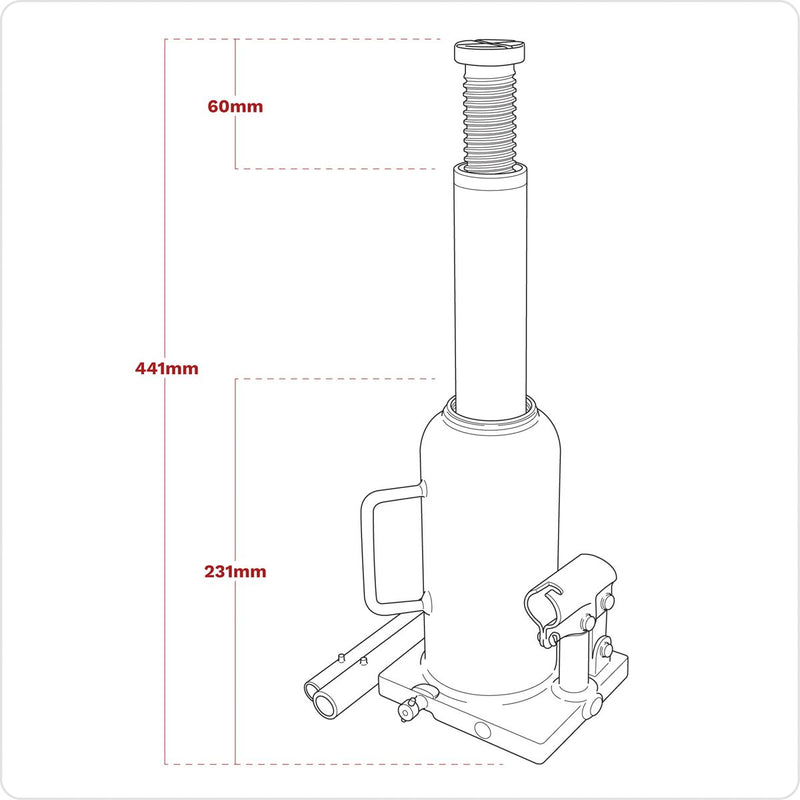 Viking Bottle Jack 12 Tonne