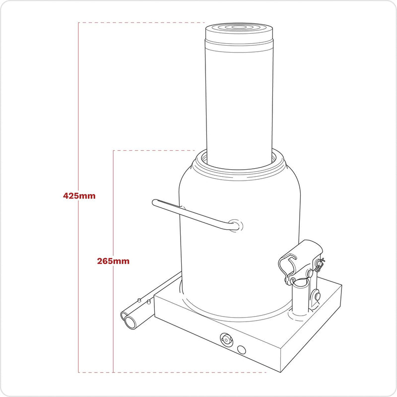 Viking Bottle Jack 50 Tonne