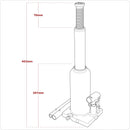 Sealey Viking Bottle Jack 5 Tonne PBJ5S