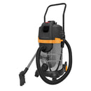 Sealey 30L Industrial Cyclone Vacuum Cleaner Wet & Dry 1200W/230V PC300BL