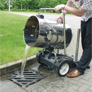 Sealey Industrial Vacuum Cleaner Wet & Dry Stainless Steel Drum with Swivel Emptying 77L 2400W PC477