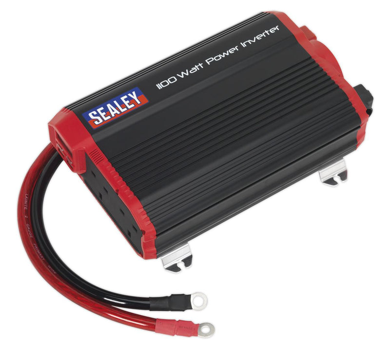 Sealey Modified Sine Wave Power Inverter 1100W 12V PI1100