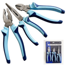 3pc Plier Set Combination Long Nose Side Cutting 8" Pliers Set PL140