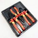 VDE Plier Set Combination Side Cut Long Nose 3pc Insulated Electricians PL144