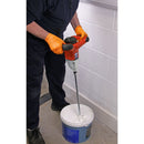 Sealey Mortar Mixer Plaster Cement 120L Paint Paddle Mixer 1400W 230V PM120L