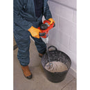 Sealey Mortar Mixer Plaster Cement 120L Paint Paddle Mixer 1400W 230V PM120L