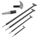 Pry Bars 4pc Heel Toe Wrecking Bar Set Podgers Toe 6" 12" 16" 20" Prybar PN087